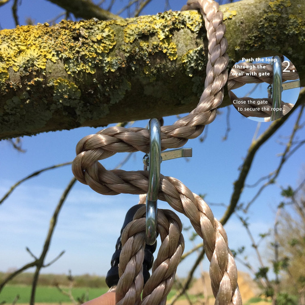 Jolof Store Tree Swing Conversion Ropes Kit - 5.5m Pair Galvanised Steel