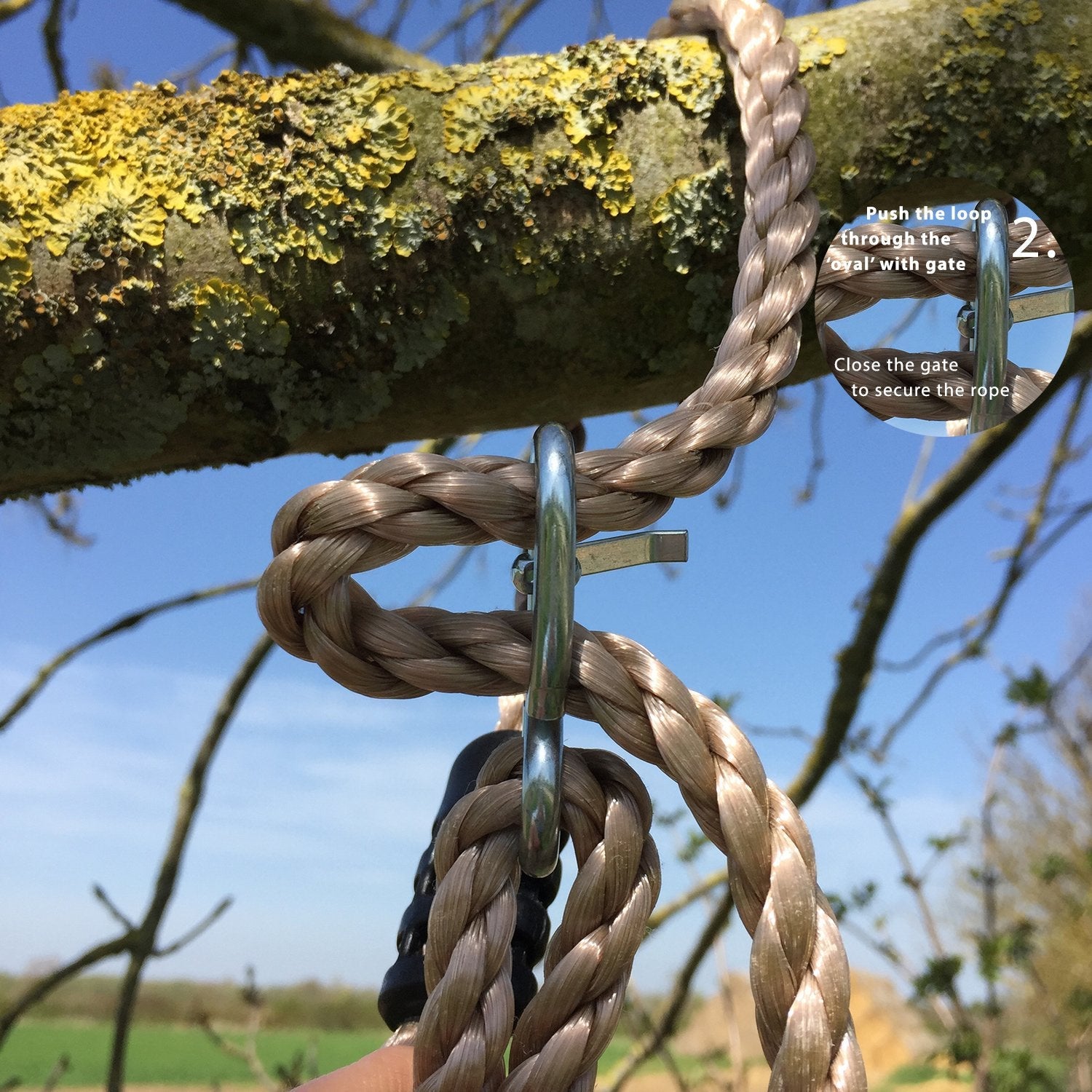 Jolof Store Tree Swing Conversion Ropes Kit - 5.5m Pair Galvanised Steel