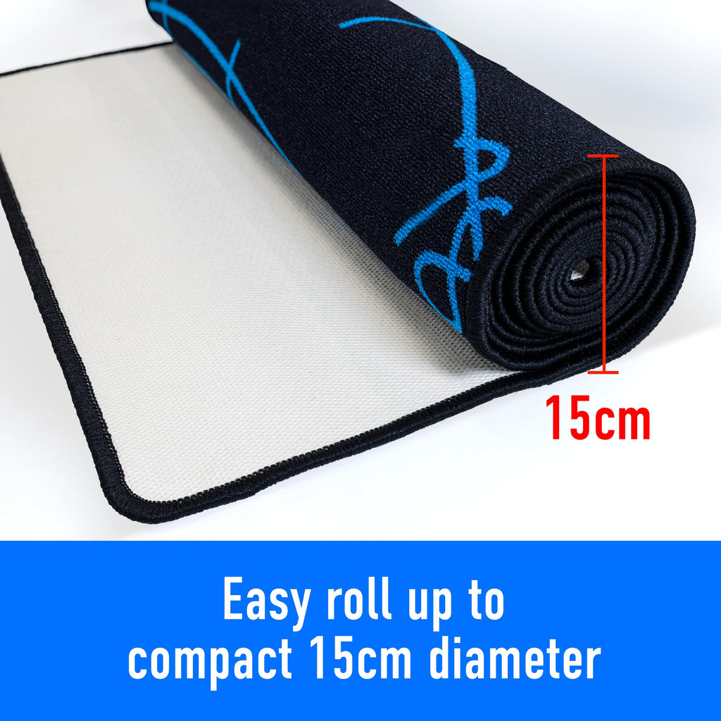 Harrows Professional Darts Mat – Non-Slip Rubber Backing with Oche