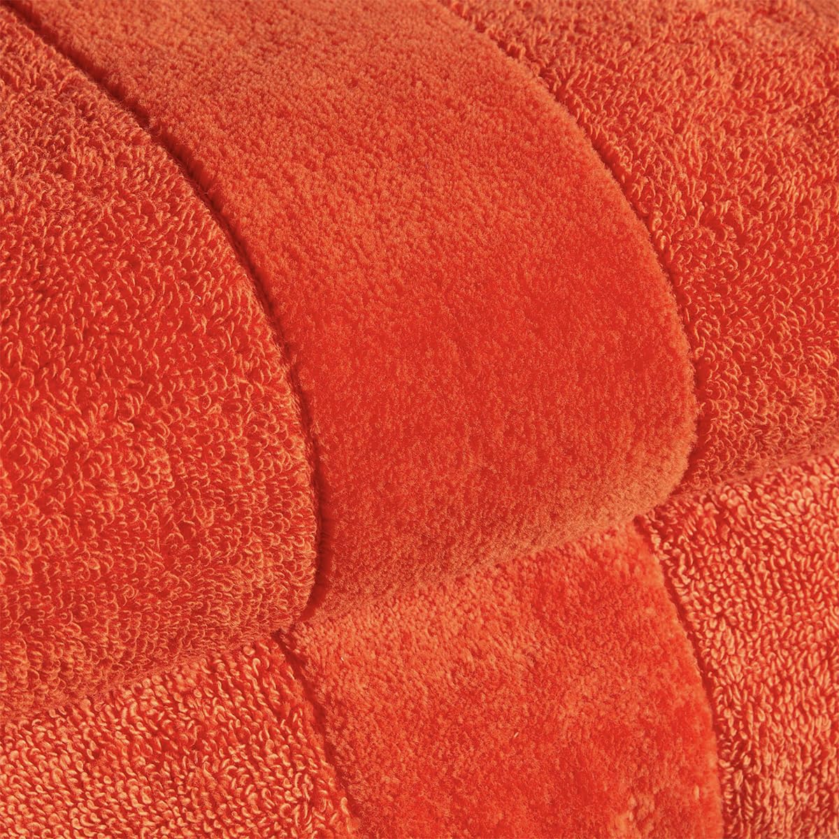 Christy Prism Bath Towel Set | 2 pieces | Vibrant Colours | 100% Turkish Cotton | Super Soft and Fluffy | Quick Dry | Orangeade Orange - image 3