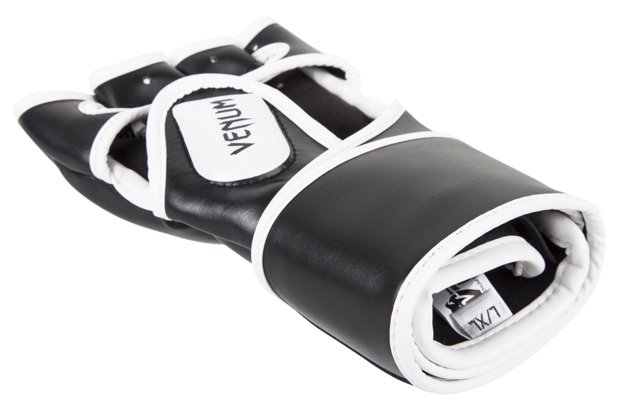 Venum Challenger MMA Gloves – 4oz PU Leather Sparring Gear - Black