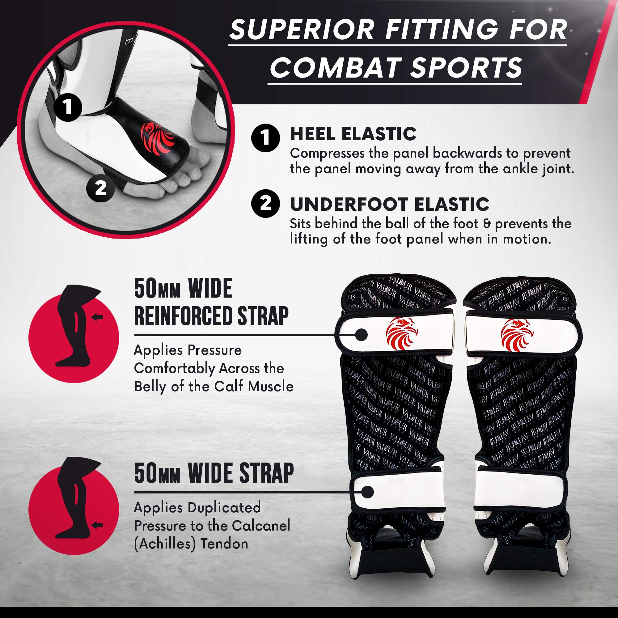 Valour Strike Shin Guards – Lightweight MMA & Muay Thai Sparring Pads