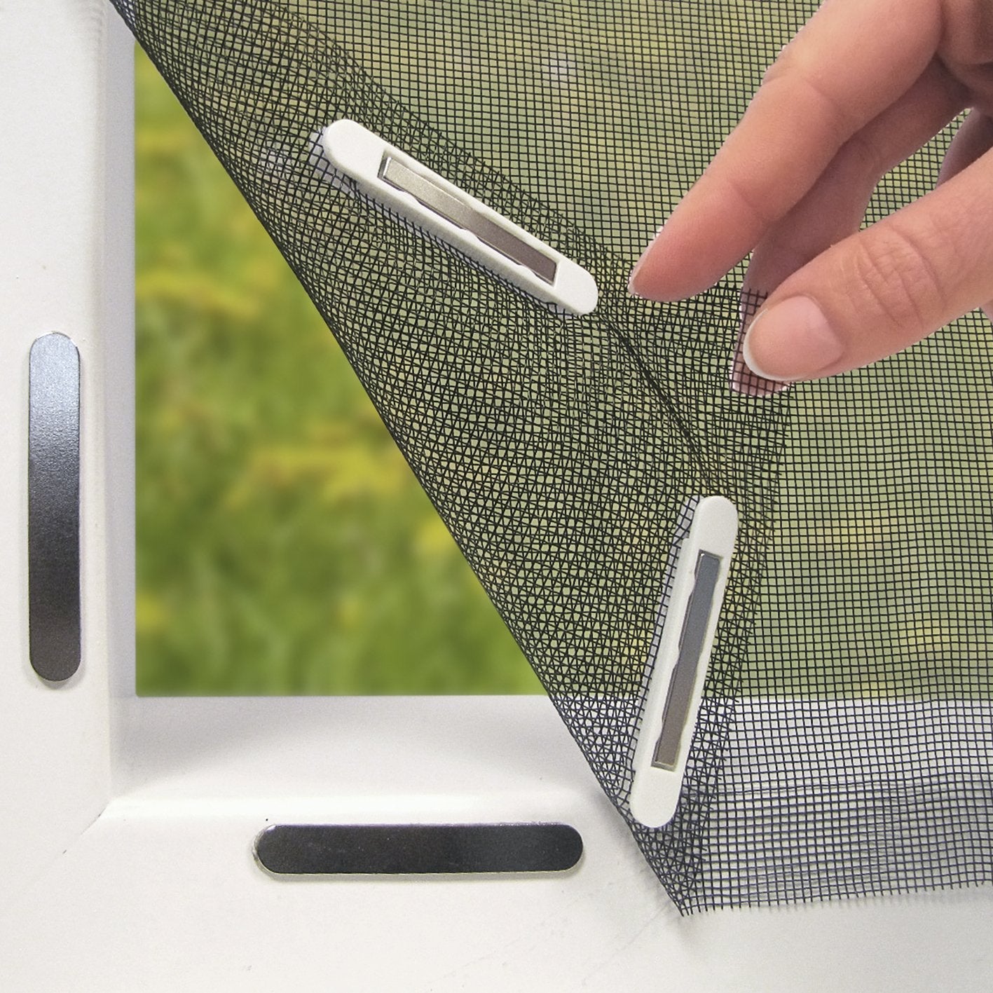 EASYmaxx Magnetic Fly Screen for Windows | 150x130 cm Mosquito Net