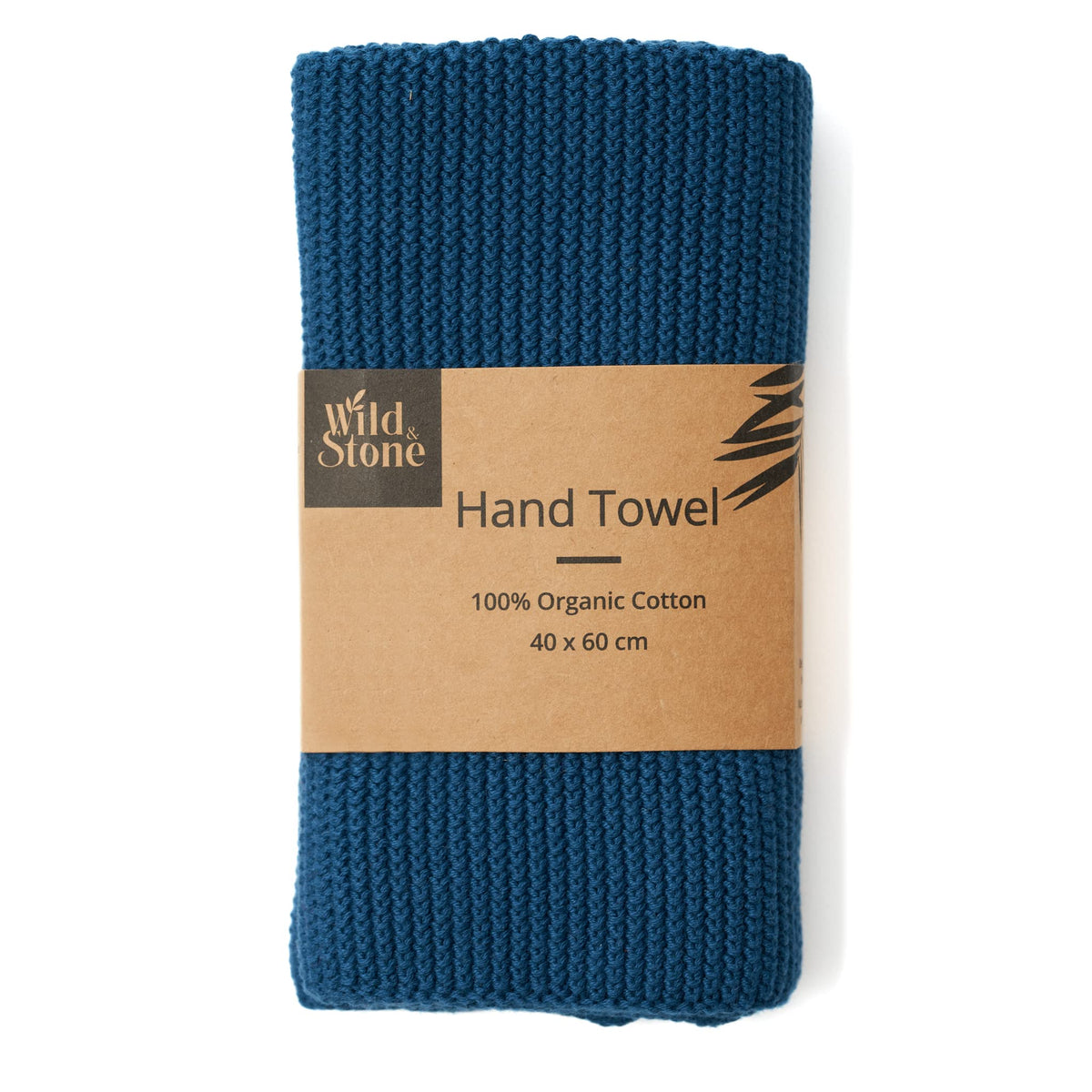 Wild & Stone GOTS Organic Cotton Hand Towel, 40 x 60cm - image 1