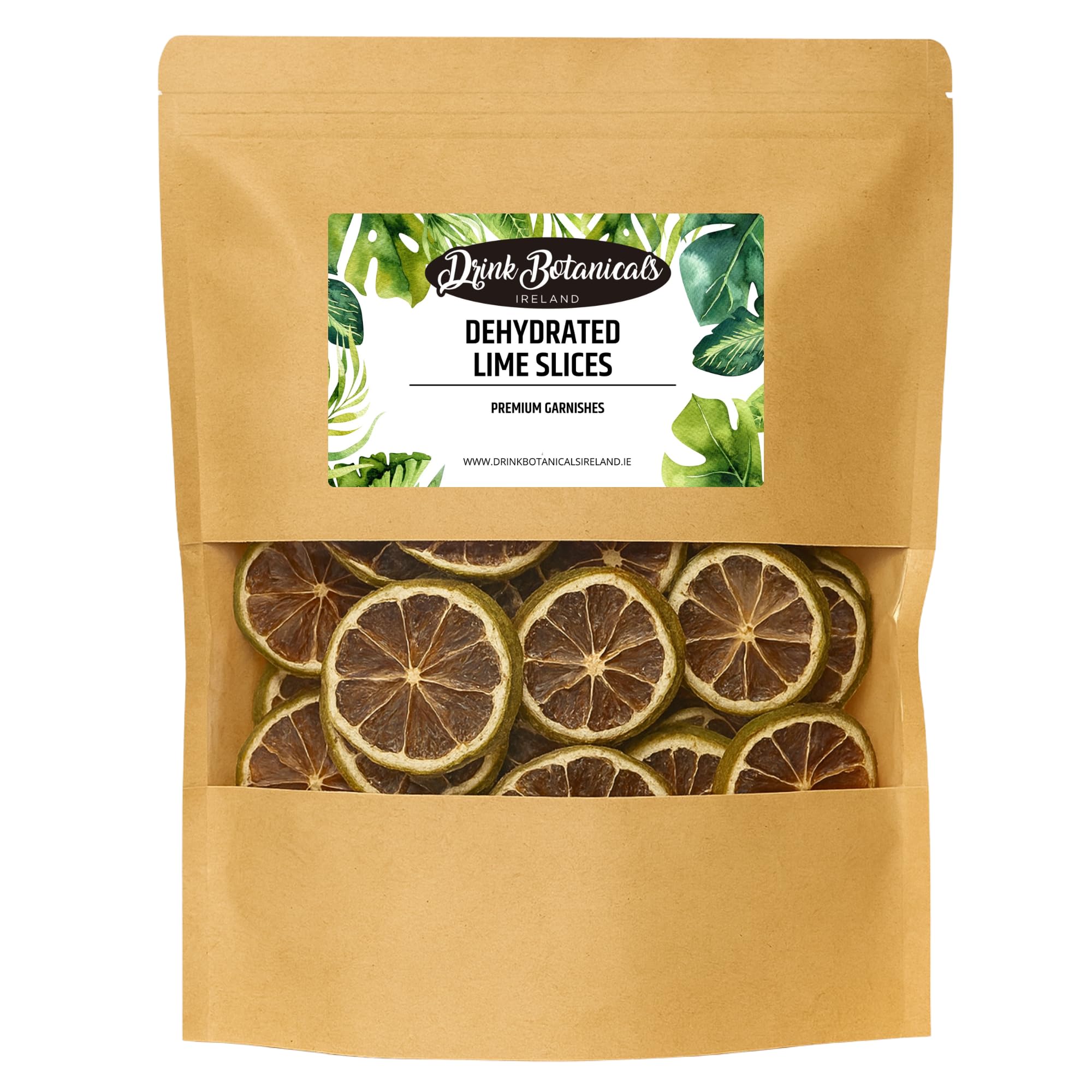 Dehydrated Dried Lime Slices - 100% Natural Cocktail Garnish