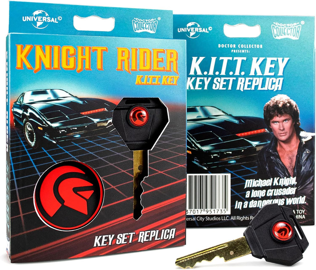 Knight Rider KITT Replica Car Key and Keychain Set by Snaps