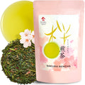 Yamasan Kyoto Uji Sakura Green Tea – Japanese Sencha Loose Leaf (80g)
