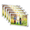 Boxalls Acrylic Photo Frame 5x7 Inch – Magnetic Double Sided Set of 5
