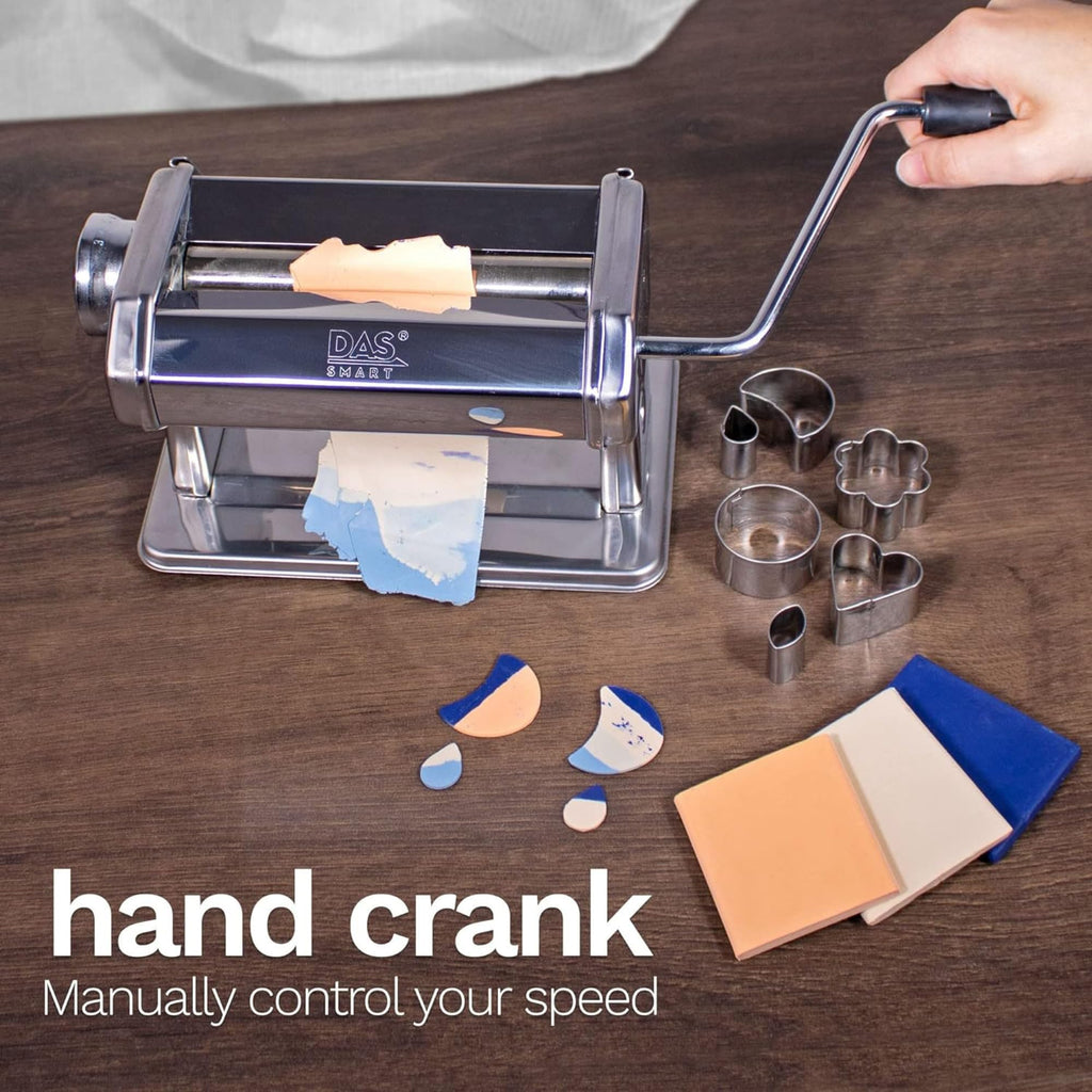 DAS Smart Clay Machine - Adjustable Stainless Steel Rolling Tool