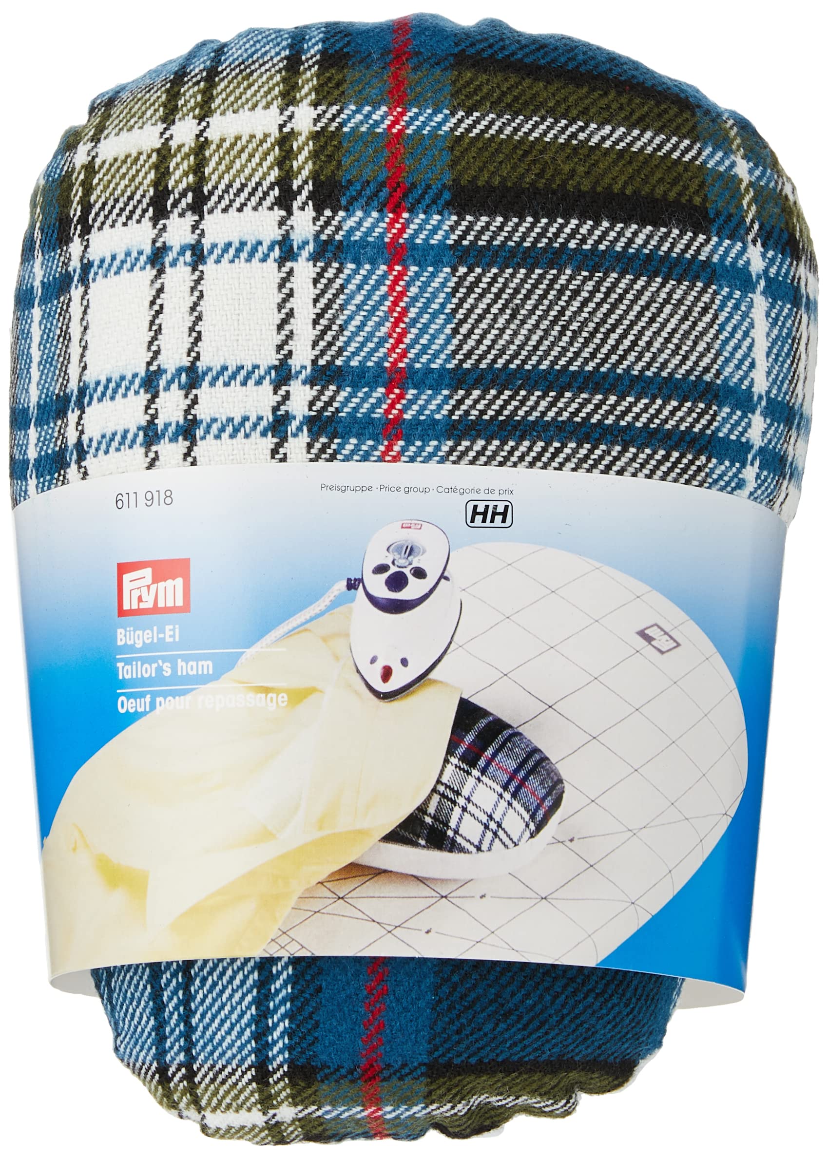 Prym Tailor's Ham for Curved Seams | Cotton & Wool Ironing Aid