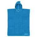 Urban Beach Kids Hooded Poncho Towel | 100% Cotton Blue Beach Wrap