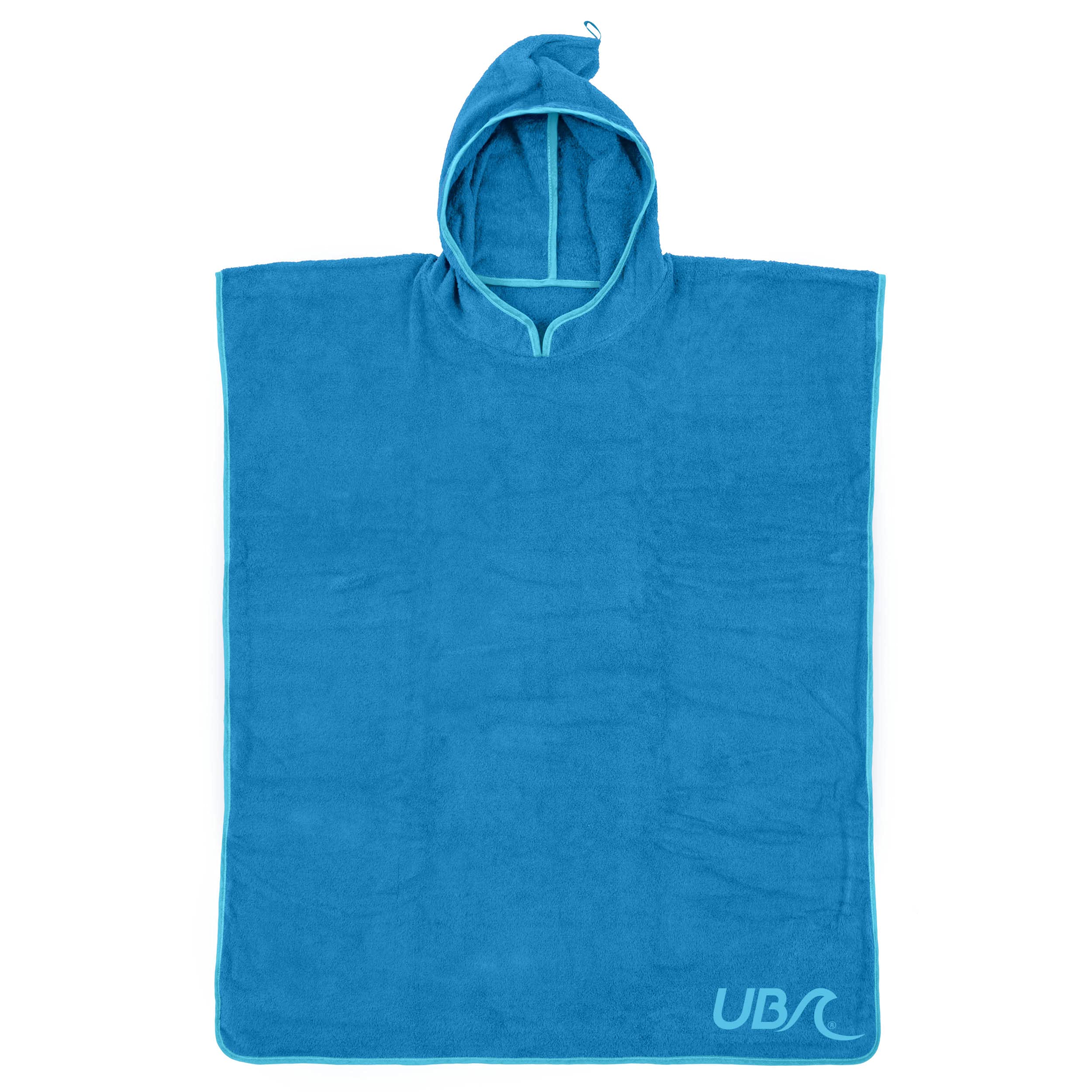 Urban Beach Kids Hooded Poncho Towel | 100% Cotton Blue Beach Wrap
