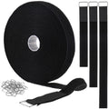 Jolof Store Hook and Loop Straps – 10m Nylon Cable Ties with 50 Buckles