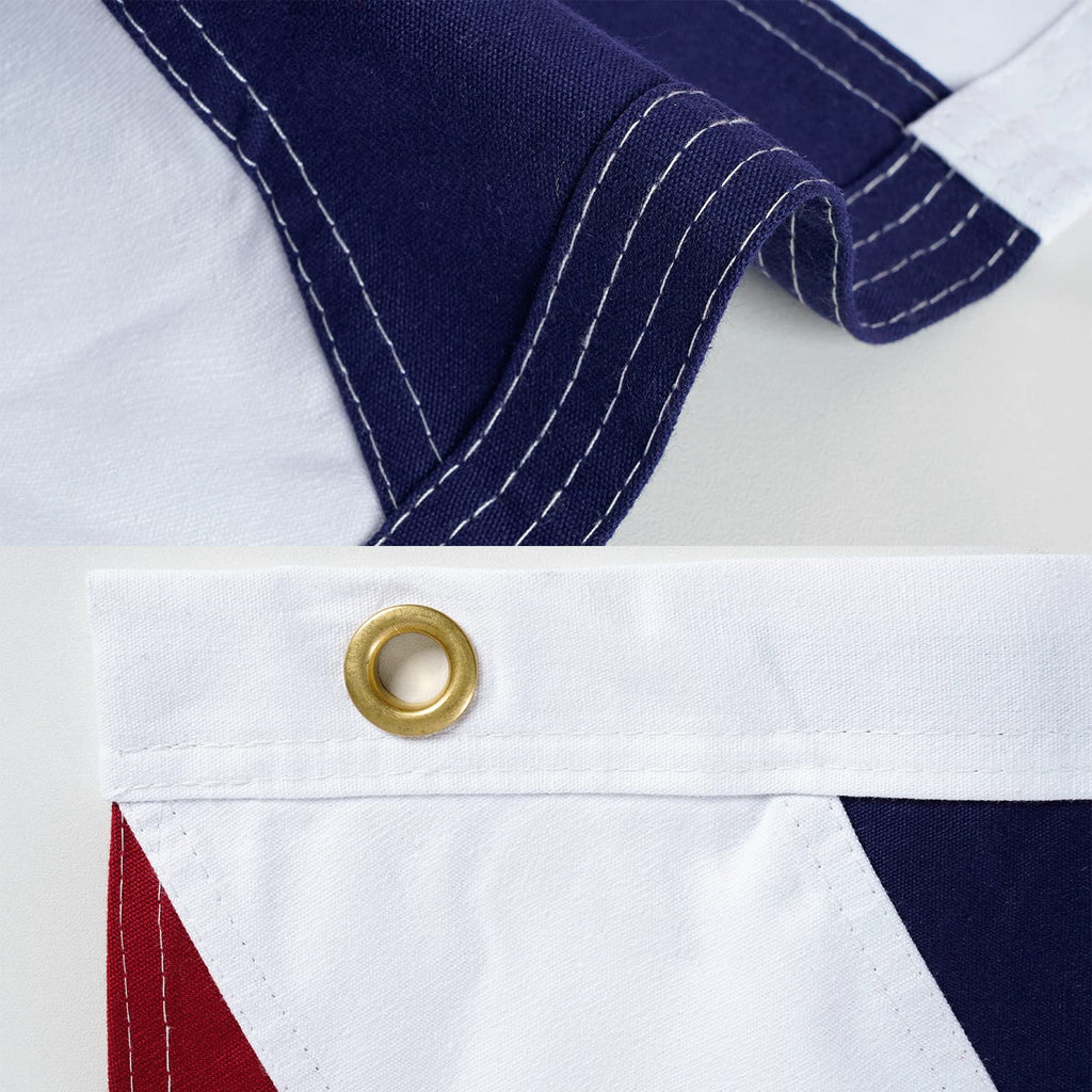 Homissor British Union Jack Flag | 3x5 Heavy Duty Cotton Sewn UK Flag