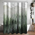 Forest Shower Curtain | Anti-Mould Polyester, 200 x 200 cm