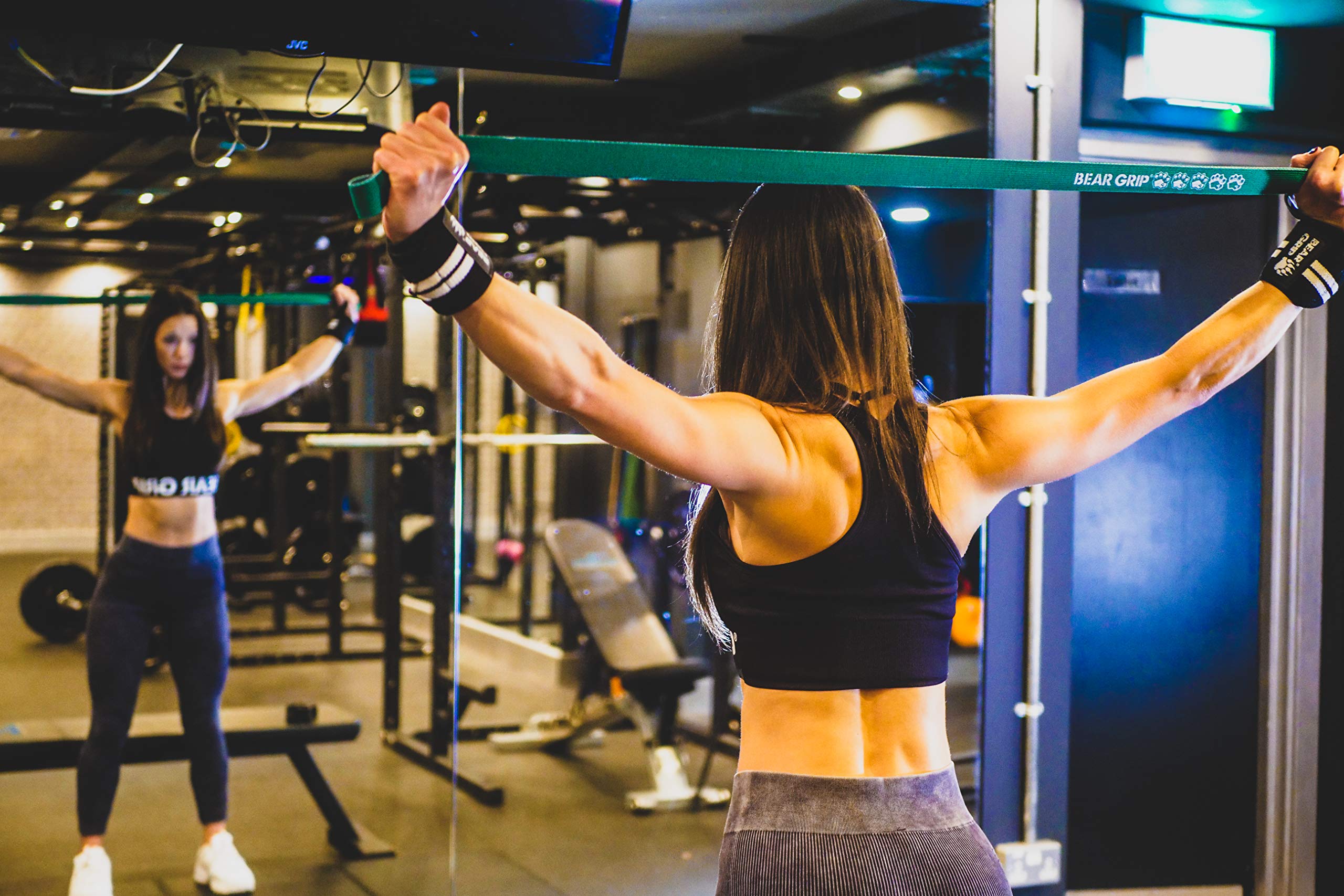 Bear Grip Fabric Resistance Bands - 5 Levels for Legs and Glutes