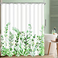 Lerores Floral Shower Curtain – 200x200cm Anti-Mould Waterproof Polyester