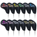 Craftsman Golf Magnetic Iron Headcovers - 12pc Set with Colorful Numbers