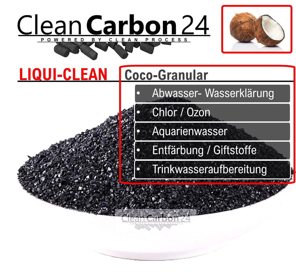 Activated Carbon Granulate - 10L Coconut Shell Water Treatment