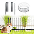 ARIFARO Metal Garden Fence – 5 Pack Rustproof Animal Barrier (61x61cm)