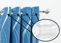 Jolof Store Large Curtain Spacers – Clear Snap-On Drapery Shapers