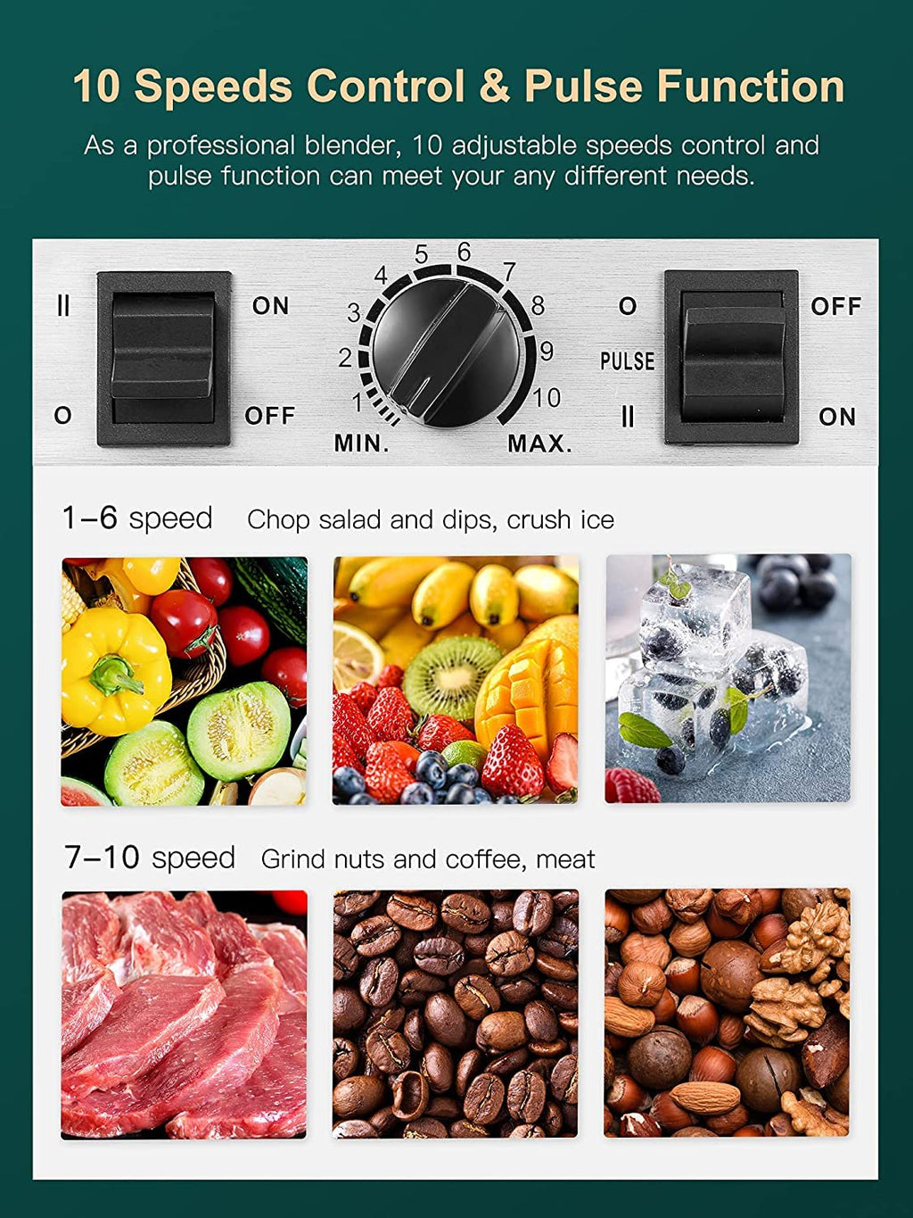 Jolof Store 2000W High-Speed Smoothie Maker | 2L BPA-Free Blender