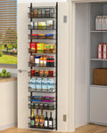 VyGrow 10-Tier Over the Door Pantry Organizer | Adjustable Metal Rack