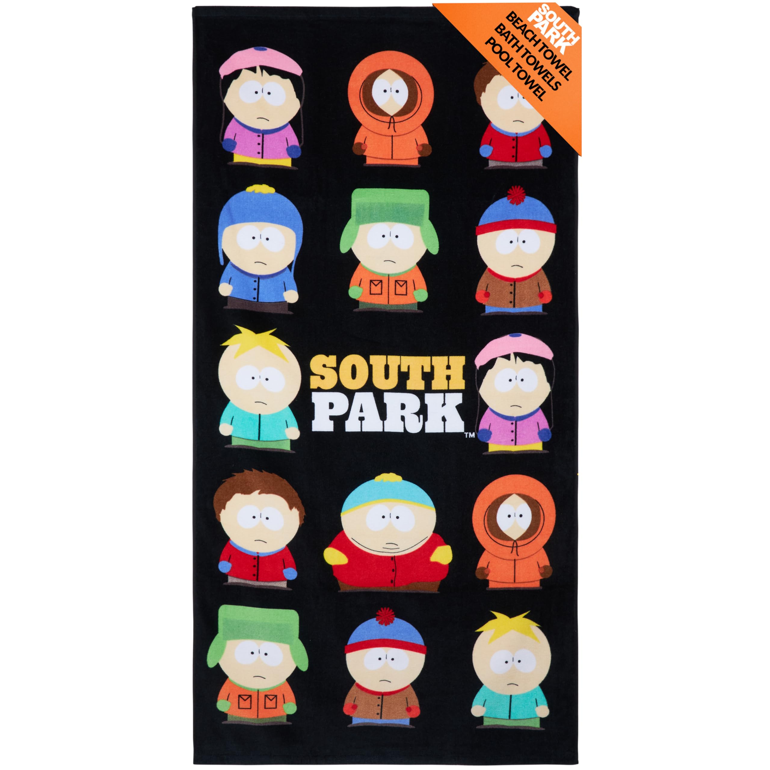 South Park Beach Towel | 100% Cotton Absorbent Swim Towel – 140x70cm