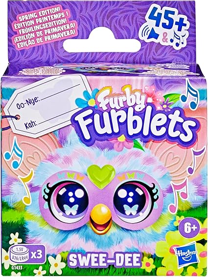 Snaps Swee-Dee Furby Furblets Mini Plush - Interactive Musical Keychain