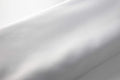 White Anti-Bacterial Fabric Shower Curtain - Weighted Hem
