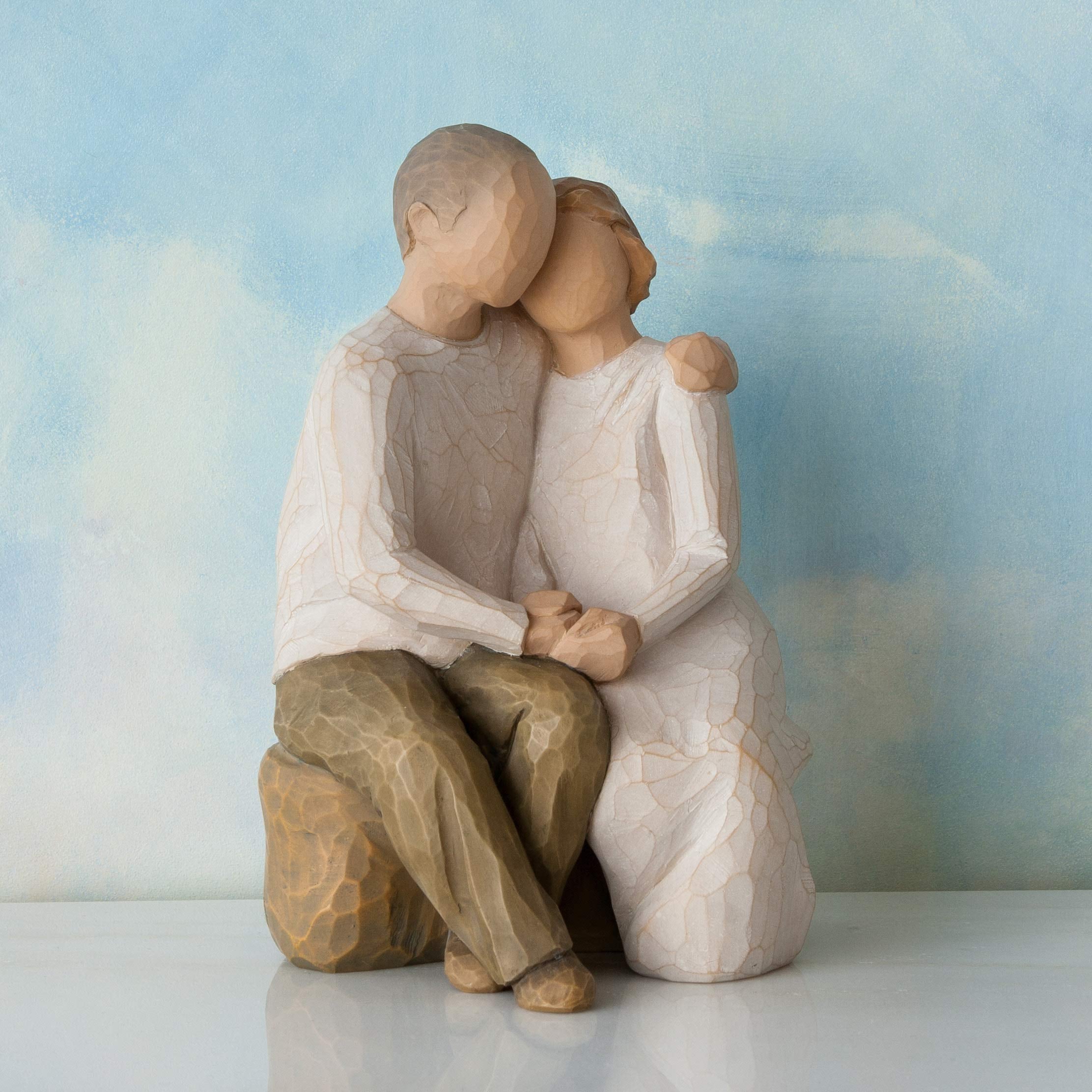 Willow Tree Anniversary Figurine – Hand-Painted Resin Sculpture, 6-Inch