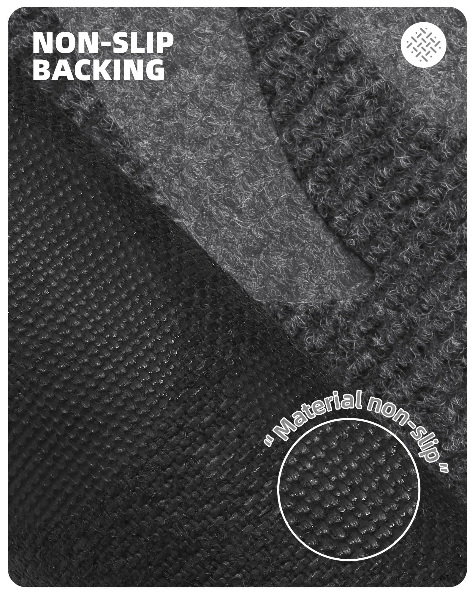 Color&Geometry Home Door Mat – Non-Slip Absorbent Dirt Trapper, 90x150cm