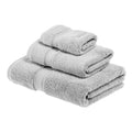 Superior 3-Piece Egyptian Cotton Towel Set - Plush & Absorbent, Silver