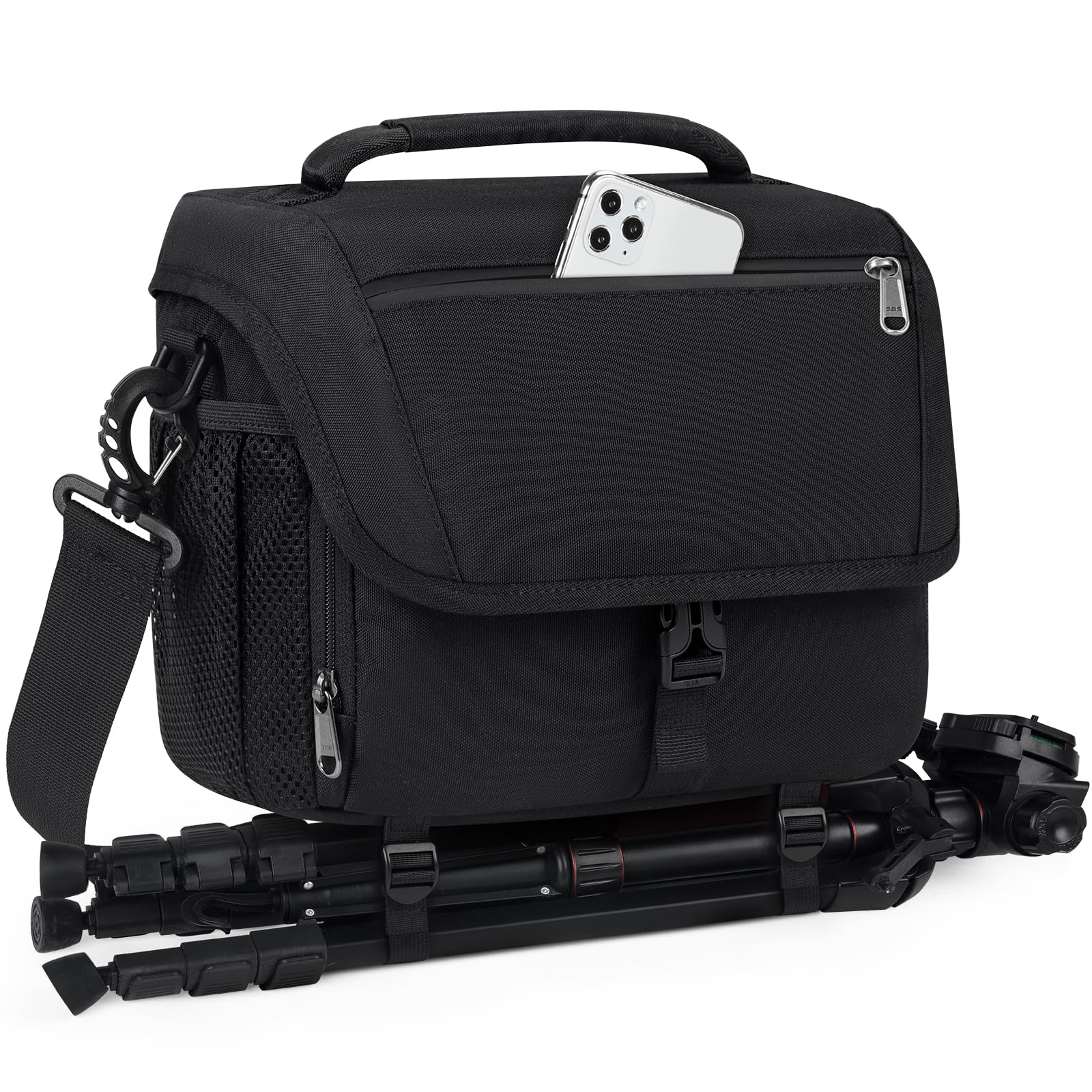 RAINSMORE Waterproof Camera Sling Bag for DSLR/SLR with Tripod Holder