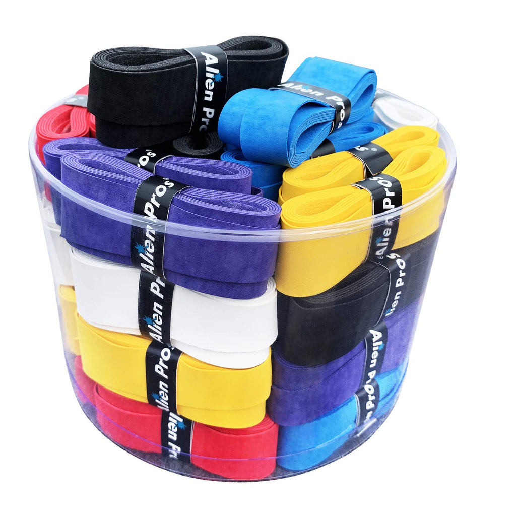 Alien Pros Tennis Racket Overgrip - 60 Pack Precut Dry Feel Tape