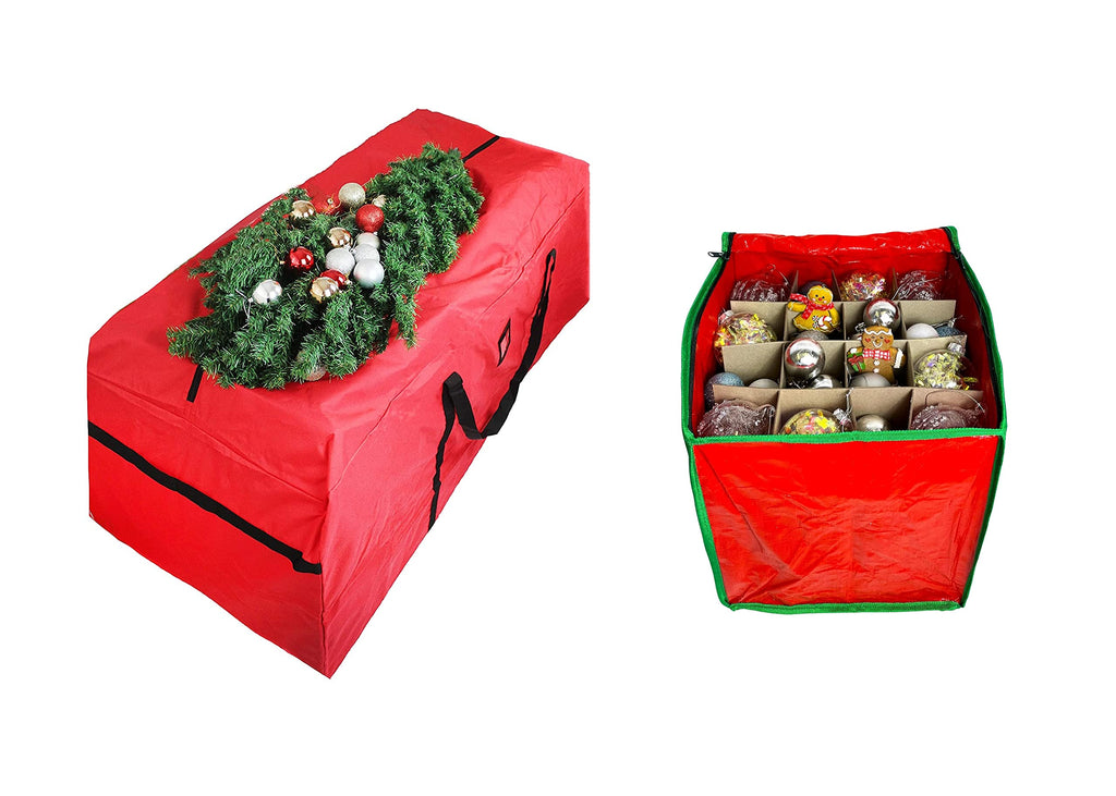 Modo Christmas Tree and Decoration Storage Bags Christmas Tree Storage Bag & Bauble Bag Set 2 Pack