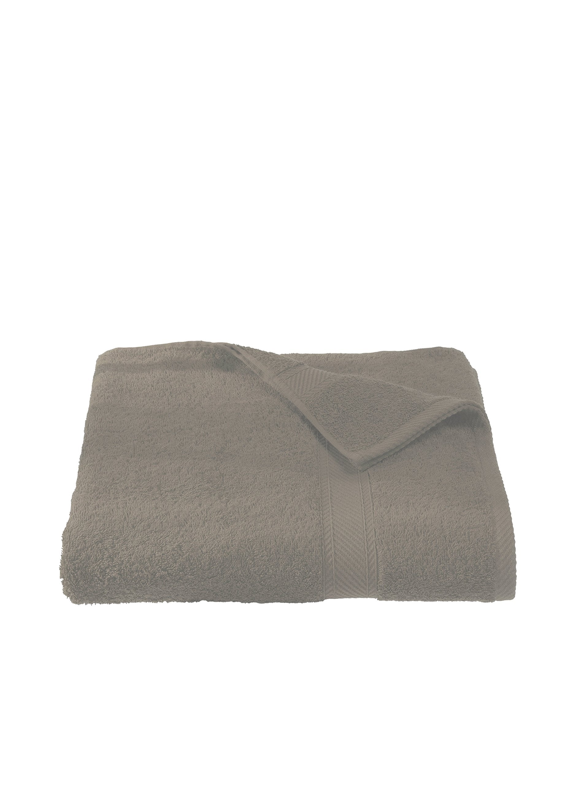 De Witte Lietaer Collection H Cotton Bath Towel – Taupe 100x150cm