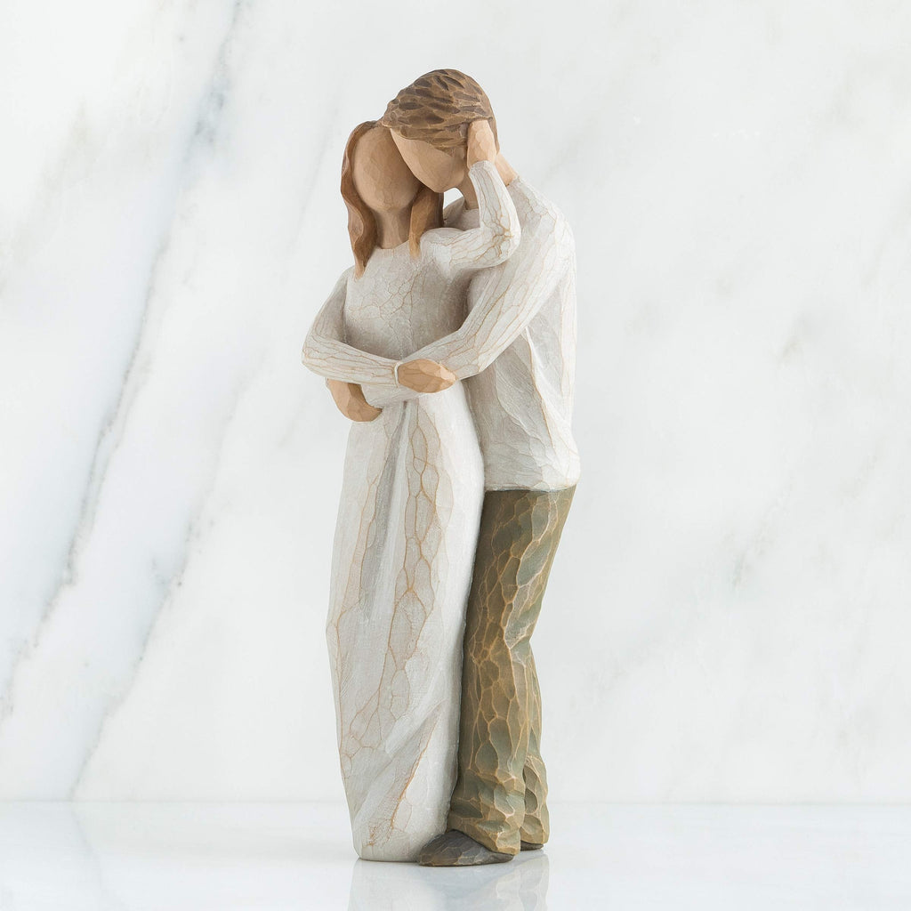 Willow Tree Together Figurine – Hand-Painted Resin Wedding Gift, 9-Inch