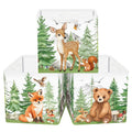 Clastyle 3 pcs Cute Animals Cube Storage Boxes for Shelves Kallax Boxes