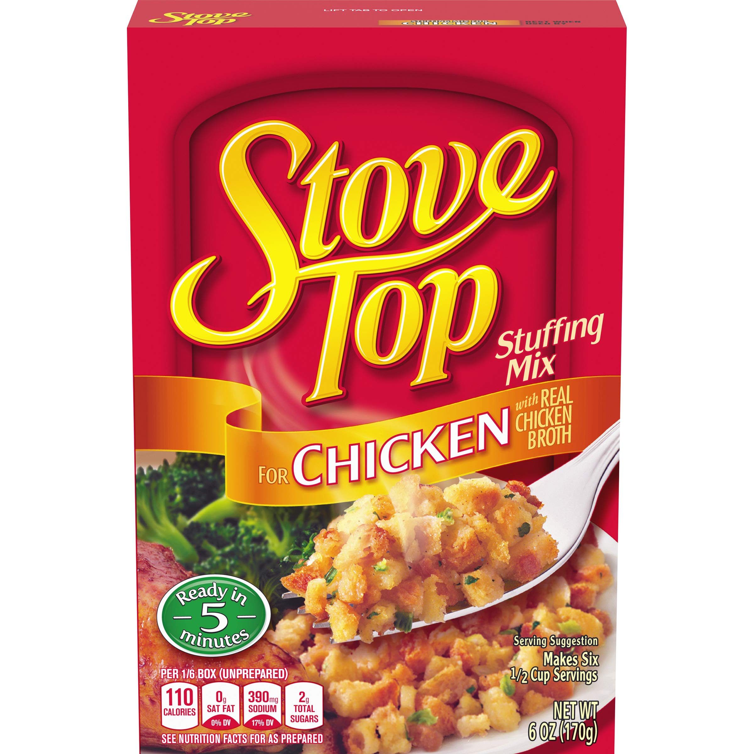 Stove Top Chicken Stuffing Mix - Savory Side Dish - 170g (Pack of 3)