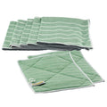 Muxel Bamboo Cleaning Cloths – Antibacterial Reusable Rags, Set of 7