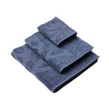 Scalpers Skull Bath Towel Set Vanity 30 x 50 cm + Hands 50 x 90 cm + Bath 70 x 140 cm 100% Cotton Blue Home