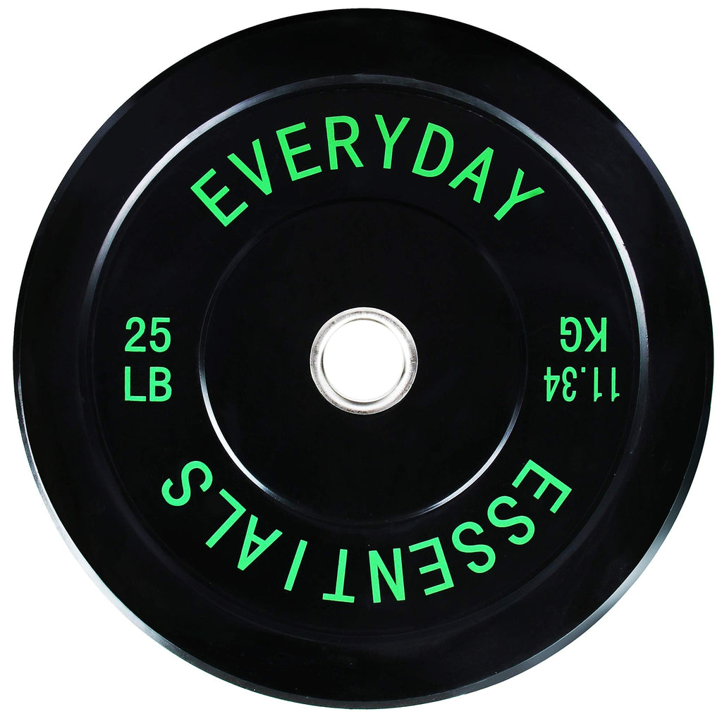 Jolof Store Olympic Bumper Plate – Color Coded Rubber Weight with Steel Hub