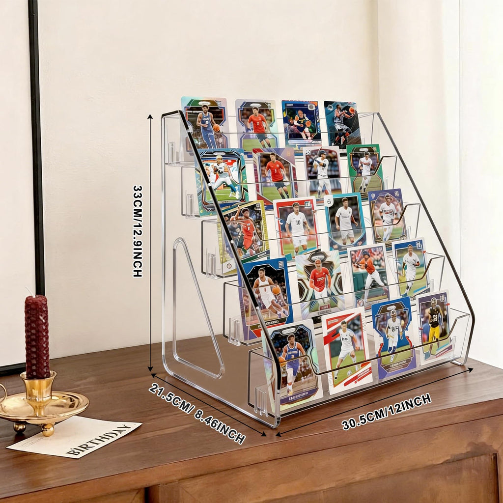 NONETO 5 Tier 12" Acrylic Trading Card Display Stand for Display Cards - image 2