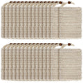 YUENPUN 30 PCS Natural Ramie Soap Bag – Exfoliating Mesh Soap Saver Pouch