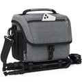 RAINSMORE Waterproof Camera Sling Bag for DSLR/SLR with Tripod Holder - Grey