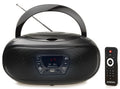 Grouptronics Portable CD Player Boombox – FM Radio & MP3 USB - GTCDR-501