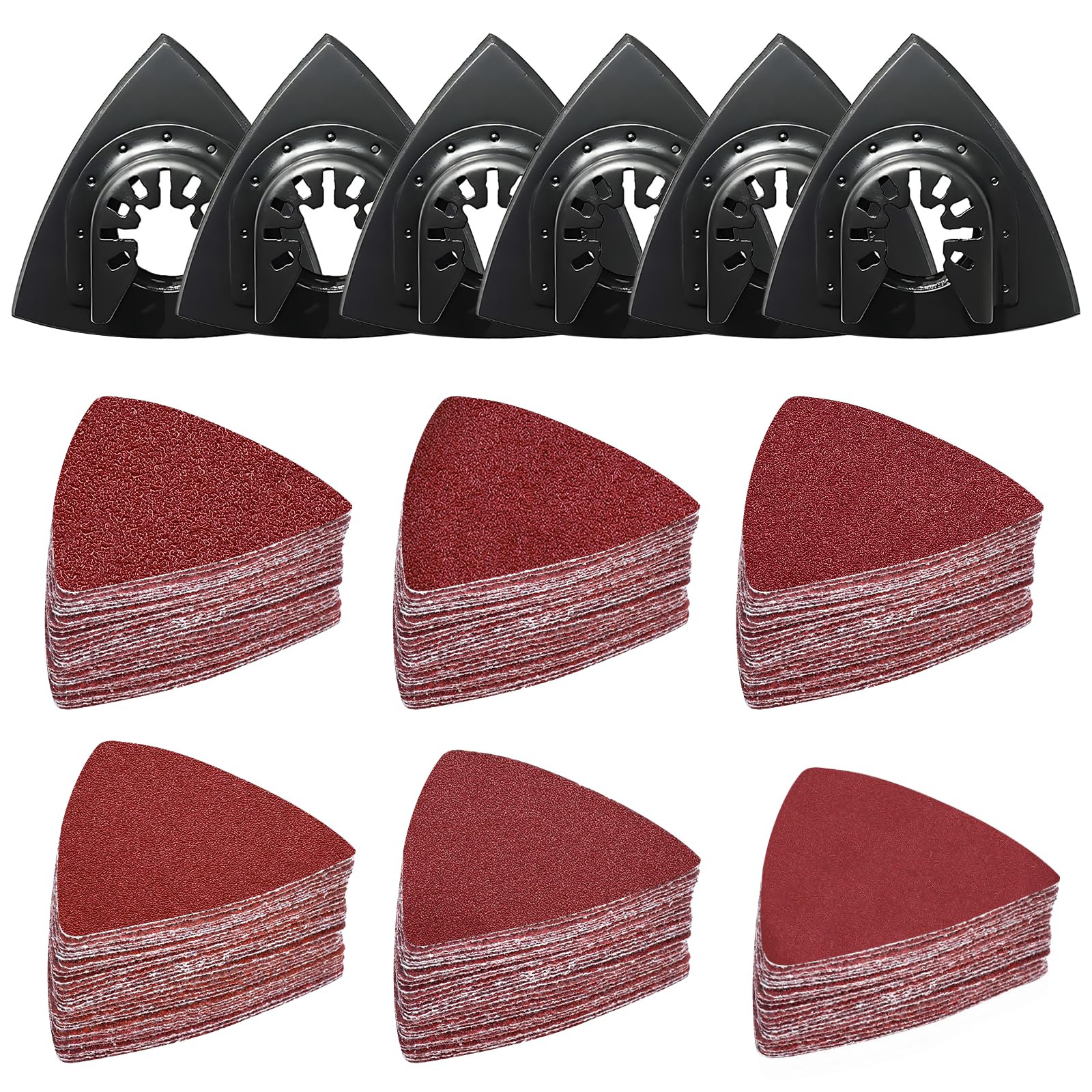 156-Piece Multitool Sanding Pad Kit – 40 to 240 Grit