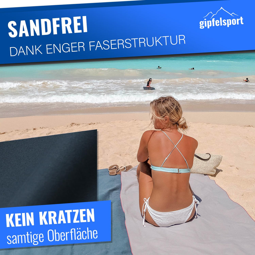 gipfelsport Microfibre Towel 1x XS50x30cm without bag Navy