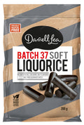 Darrell Lea Batch 37 Soft Black Liquorice - Australian Candy, 8 x 200g